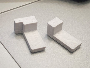 3D Printed Screw Brackets (v3) for Game Boy Color Light (AGS-101) Mod